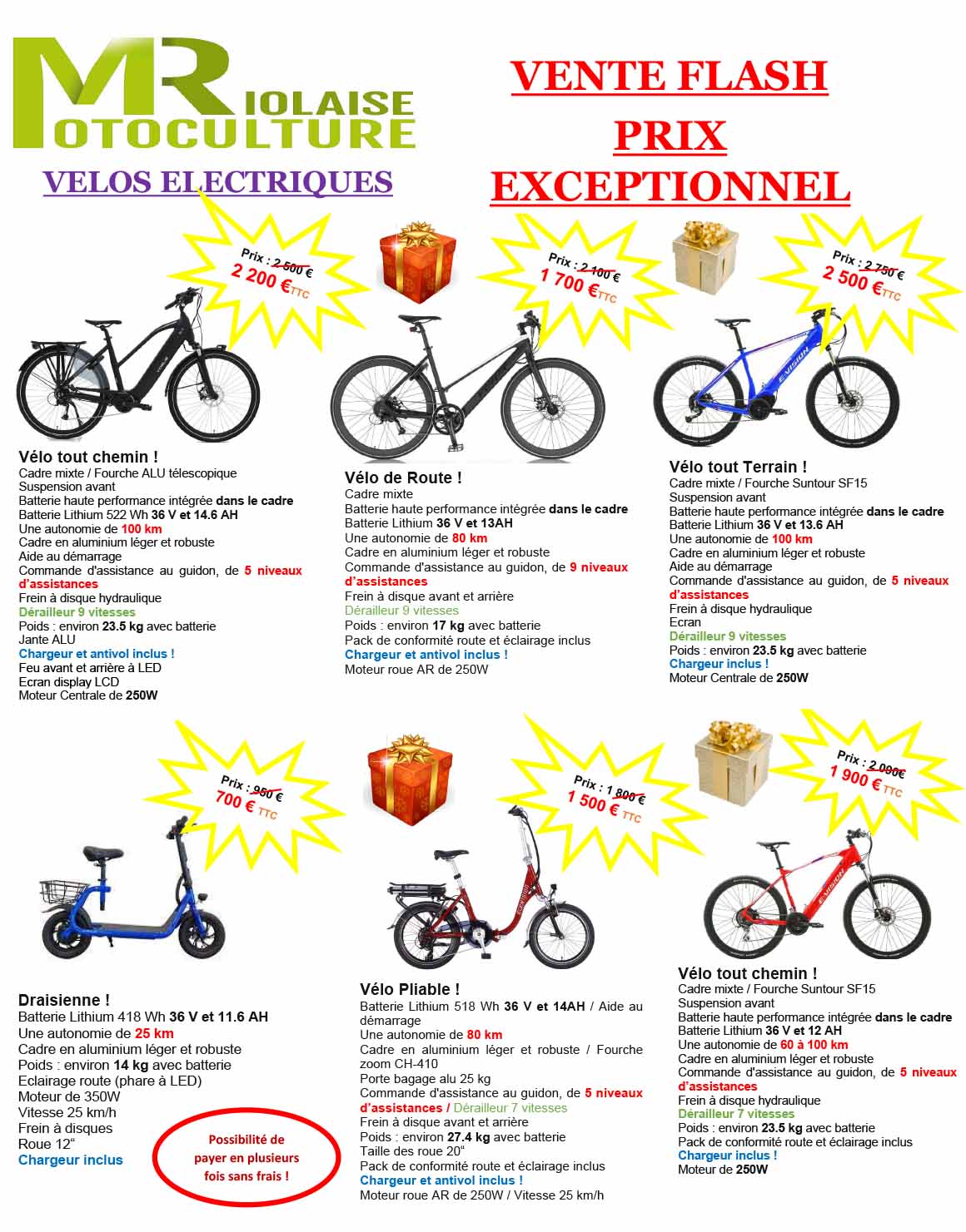 motoculture_riolaise_actualite_vente_flash_velos_20230922